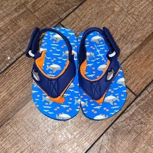 Size 6 Toddler Shark Sandals